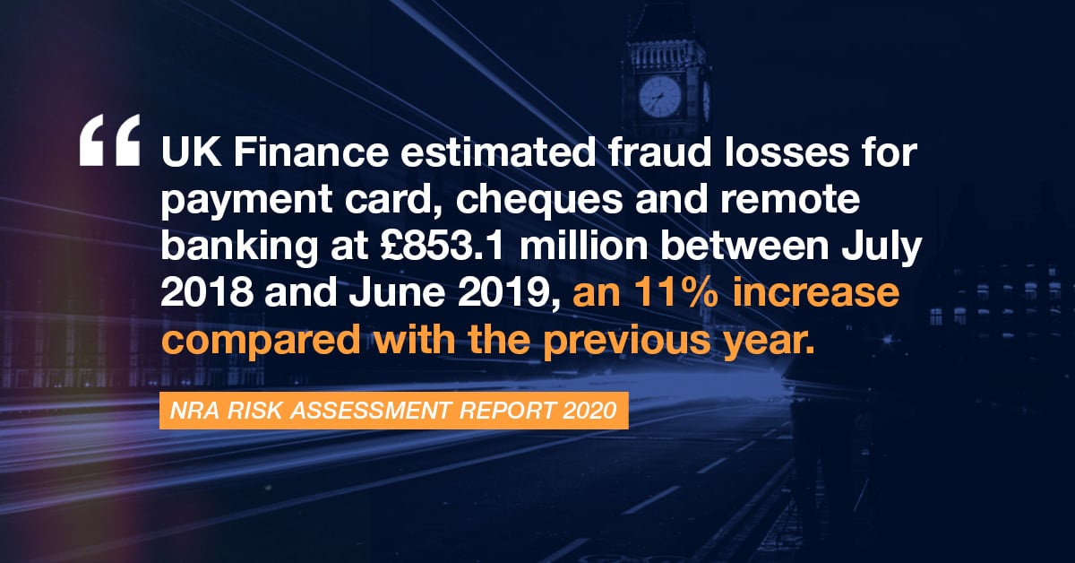 JTE NRA Risk Assessment Report fraud losses of 853 million
